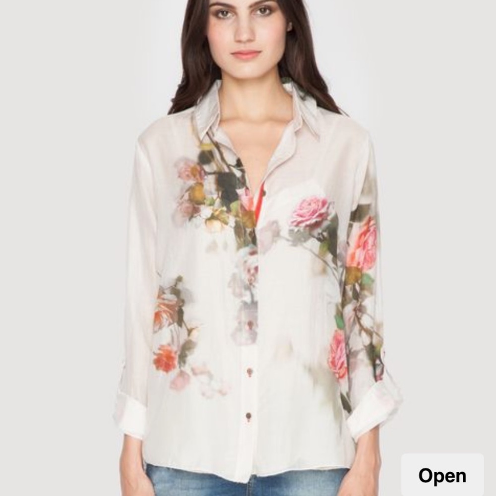 Johnny Was 3J workshop women’s button up